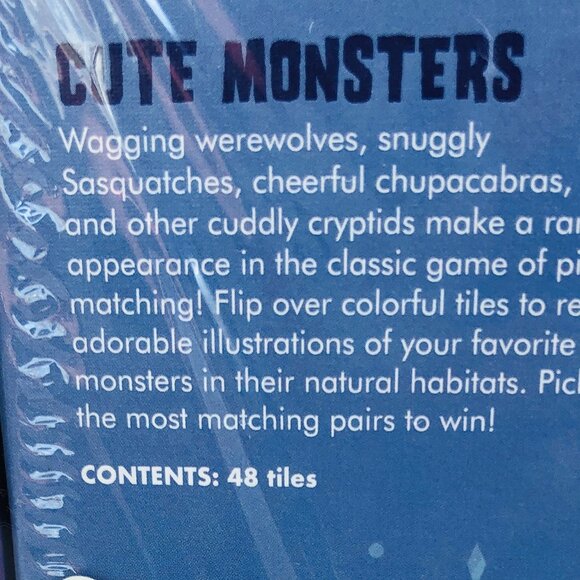 New Sealed Ravensburger Game Cute Monster Memory Game- En/Fr - Picture 6 of 14